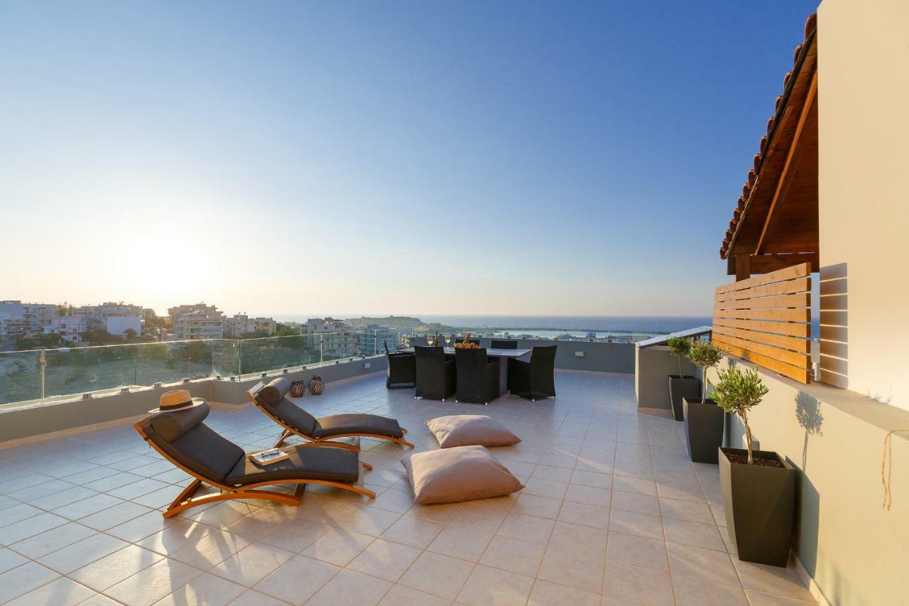 Apartmán Stelios Penthouse Rethymno Exteriér fotografie